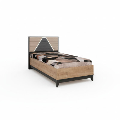 Bett 120 cm Kinderbett Bettrahmen Kinderzimmer Braun Holz Betten Neu