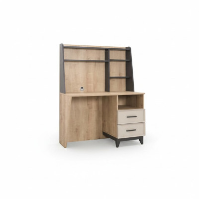 Schreibtisch Computertisch Braun Kinderzimmermöbel Holz Tisch Regale