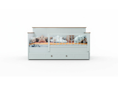 Kinderbettchen Kinderlaufstall Bettchen Krippe Weiß Holz Bett Modern