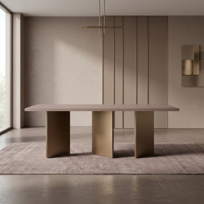 Esstisch Esszimmertisch Tisch Esszimmer Holz Beige Modern Möbel Tische