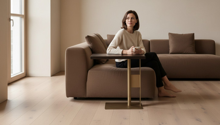 Beistelltisch Couchtisch Kaffeetisch Sofatisch Holz Braun Modern Tisch