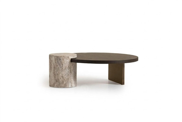 Couchtisch Beistelltisch Kaffeetisch Holz Braun Sofatisch Design Tisch
