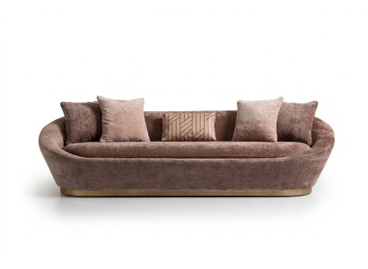 Dreisitzer Sofa 3 Sitzer Stoffsofa Beige Luxus Polstersofa Couch Stoff