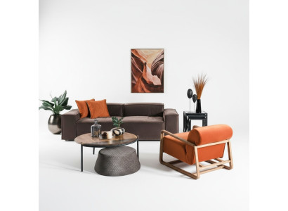 Sofagarnitur Stoffsofa Dreisitzer Sessel Grau Couch Set Couchgarnitur
