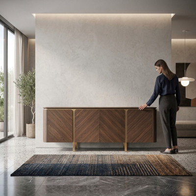 Anrichte Sideboard Kommode Holzschrank Schrank Holz Braun Möbel
