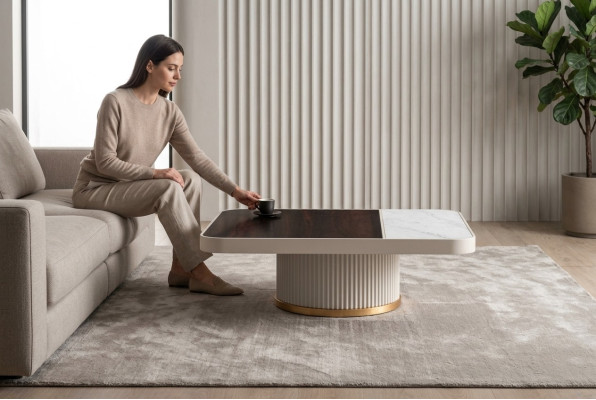 Couchtisch Beistelltisch Kaffeetisch Wohnzimmer Sofatisch Tisch Weiß
