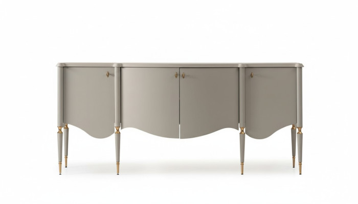 Anrichte Sideboard Schrank Holz Beige Kommode Esszimmer Möbel