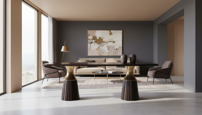 Esszimmertisch Esstisch Tisch Schwarz Holztisch Esszimmer Design