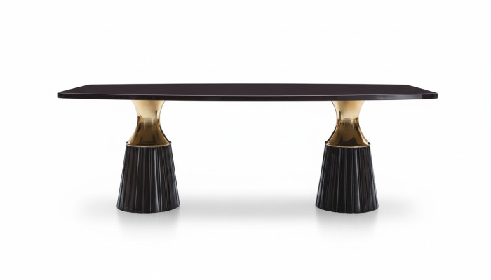 Esszimmertisch Esstisch Tisch Schwarz Holztisch Esszimmer Design