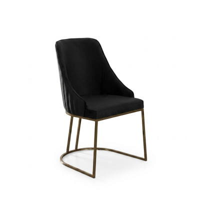 Gruppe Stühle Küchenstühle Esszimmerstühle Schwarz 6tlg Modern Stoff