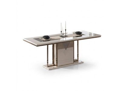 Luxus Esstisch Esszimmertisch Tisch Esszimmer Modern Holz Weiß 200cm