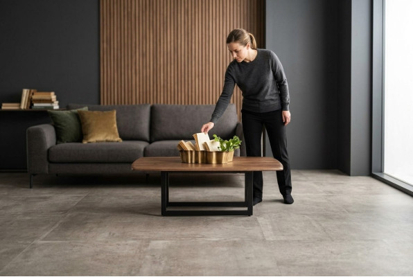 Couchtisch Kaffeetisch Sofatisch Kaffeetisch Braun Wohnzimmer Holz