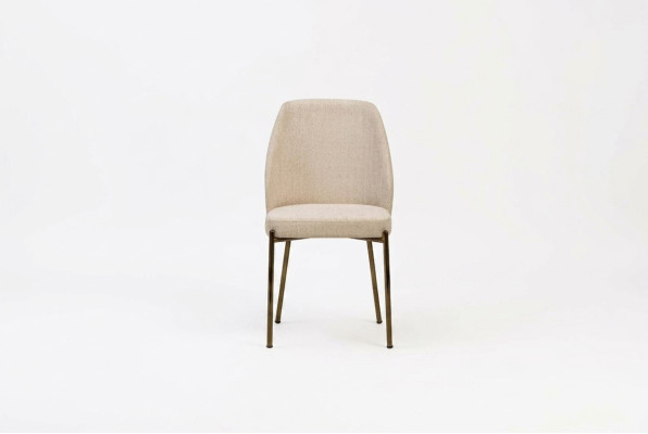 Exklusive Beige Esszimmerstühle Komplette x6 Polster Küchenstühle Set
