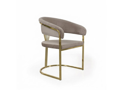 Komplette Esszimmerstühle Stühle Küchenstühle 6tlg Beige Luxus Gold