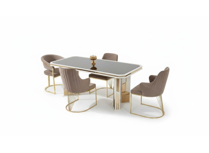 Esstisch Esszimmertisch Essecke Tisch Holztisch Weiß Esszimmer Holz