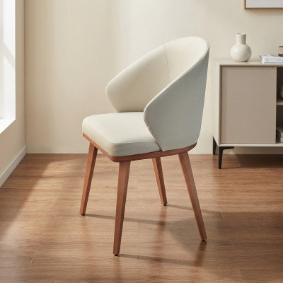 Weiße Esszimmerstühle Luxuriöse 6x Küchenstühle Stoff Sitzmöbel 6tlg