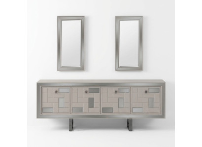 Weiß Anrichte Sideboard Schrank Kommode Holzschrank Holz Esszimmer