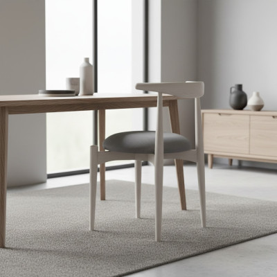 Garnitur Esszimmerstühle Küchenstühle Holzstühle Set 6tlg Stühle Beige