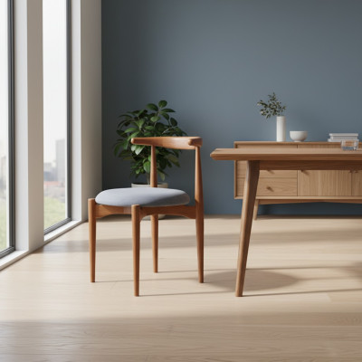 Holzstuhl Küchenstuhl Esszimmerstuhl Braun Holz Möbel Stuhl Klassischе