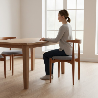 Sitzgarnitur Esszimmerstühle Küchenstühle Holzstühle Braun 6tlg Stühle