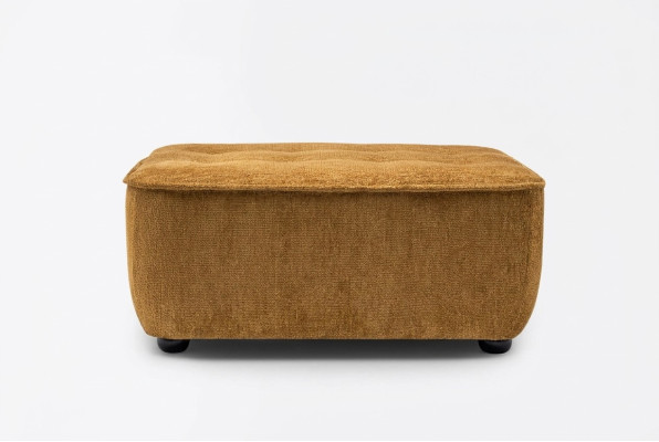 Hocker Sitzhocker Polsterhocker Sofahocker Fußhocker Braun Stoff