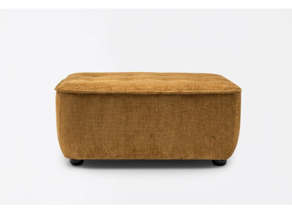 Hocker Sitzhocker Polsterhocker Sofahocker Fußhocker Braun Stoff