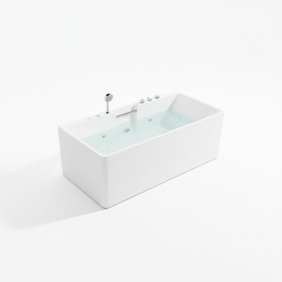 Whirlpool Badewanne Wanne Luxus Wannen Badewannen Relax mit Griff 150x80