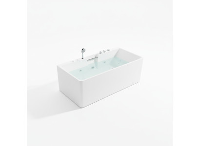 Whirlpool Badewanne Wanne Luxus Wannen Badewannen Relax mit Griff 150x80