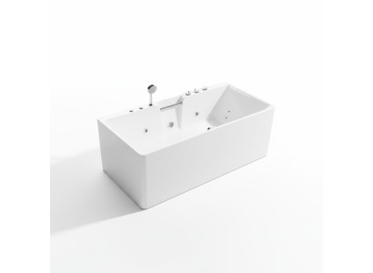 Whirlwanne Indoor Whirlpool Badewanne Home Spa Weiß Wanne Relax