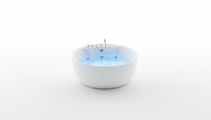 Indoor Whirlpool Badewanne Whirlwanne Wasserstrahlen Spa Wanne Relax 