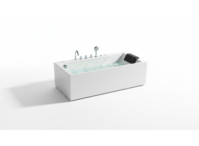 Whirlpool Badewanne Spa Wannen LED-Beleuchtung Massagedüsen Sprudel
