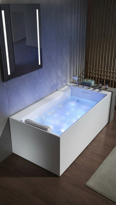 Design Badewanne Sprudel Whirlpool Wanne Luxus Wanne Wellness