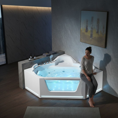 Eckbadewanne Wanne Whirlpool Spa Indoor Badewanne Whirlpool Wannen