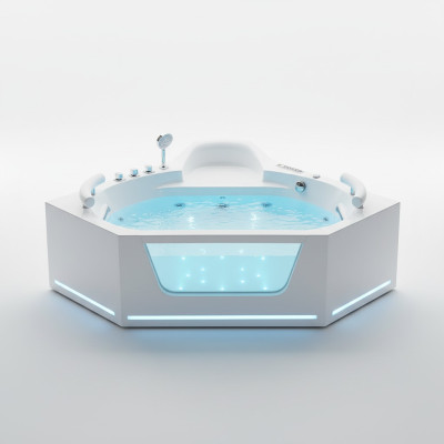 Eckbadewanne Wanne Whirlpool Spa Indoor Badewanne Whirlpool Wannen
