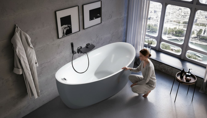 Acryl Badewanne Wanne Standbadewanne Freistehende Modern Badezimmer