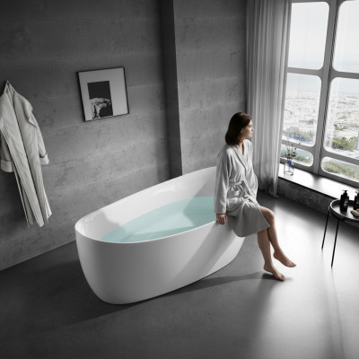 Badezimmer Acryl Badewanne Wanne Standbadewanne Freistehende Modern
