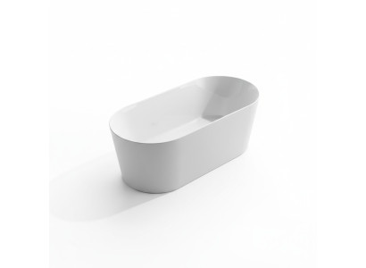 Badezimmer Acryl Badewanne Wanne Weiß Standbadewanne Zeitgenössisch