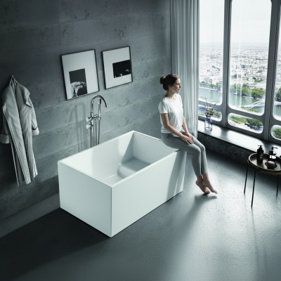 Kleine Badewann 110x75 Wann Bad Acryl Badewanne Wanne Weiß Badewannen