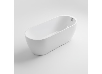 Wanne Badezimmer Acryl Badewanne Weiß Standbadewanne Zeitgenössisch