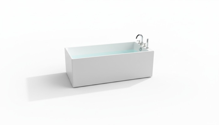 Luxus Badewanne Badezimmer Acryl Wanne 140x70 Wannen Komplett Design