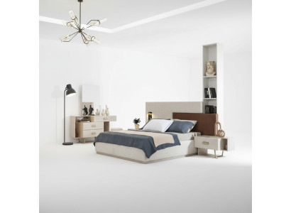 Komplette Schlafzimmer Möbel Designer Schlafbett Moderner Schminktisch