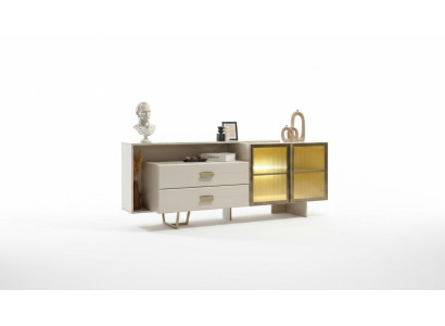 Weißes Sideboard Designer Anrichte Moderne Schränke Luxus Kommode Neu