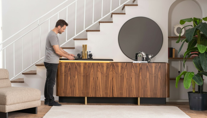 Anrichte Sideboard Schrank Holzschrank Holz Braun Kommode Möbel