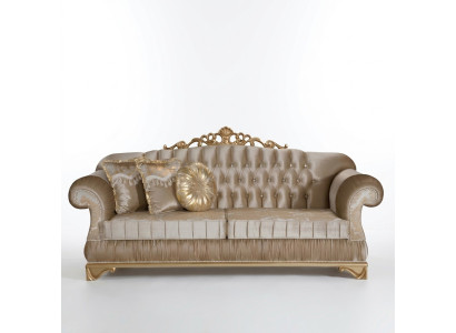 Bequemes Sofa im klassischen Stil mit einzigartigem Design und Dekoration
