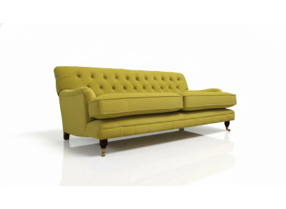 Chesterfield Sofa Polster Couch 3 Sitzer Gelb Gelb Sofas Couchen