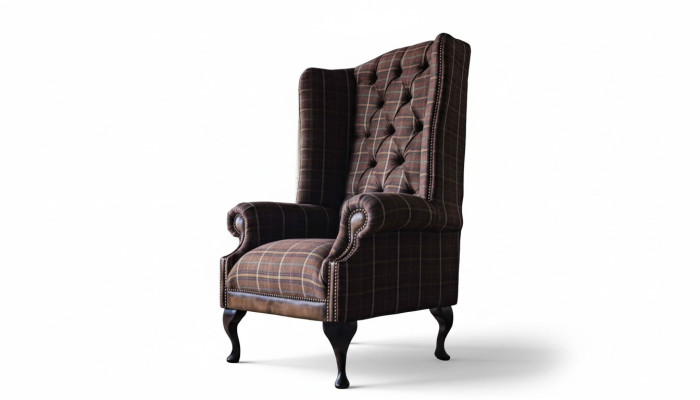 Chesterfield Design Sofa Sessel Couch Polster Ohrensessel 1 Sitzer Neu