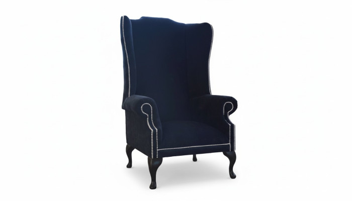 Chesterfield Ohrensessel Design Luxus Stoffsofas Textil 1 Sitzer Polster