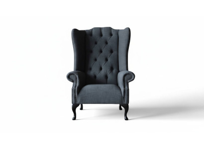 Sessel Einsitzer Chesterfield Couch Möbel Luxus Möbel Ohrensessel Neu