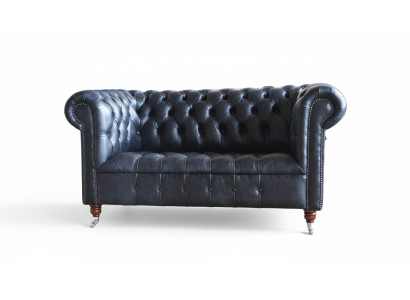 Klassisch Design Chesterfield Luxus Polster Sofa Couch Sitz Garnitur Leder Neu
