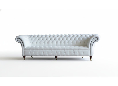 Chesterfield 4 Sitzer Wohnzimmer Englisches Design Couchen Sofa Möbel Neu